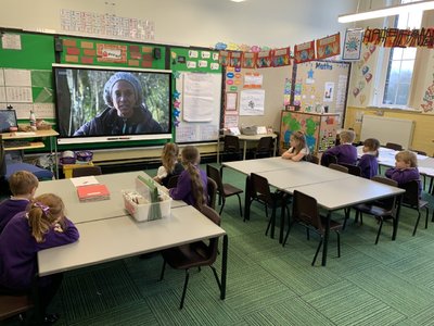 Image of Year 1 - Winterwatch lesson